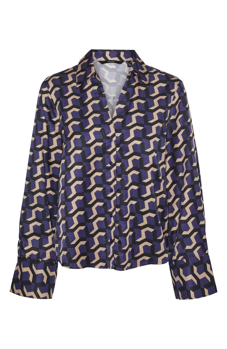VERO MODA Sora Print Shirt, Main, color, 