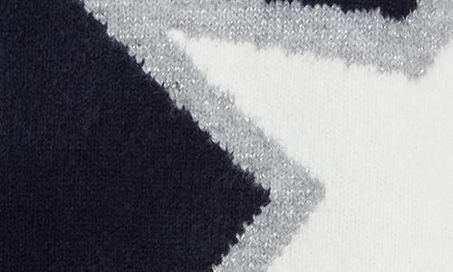 Love Token Star Sweater In Blue