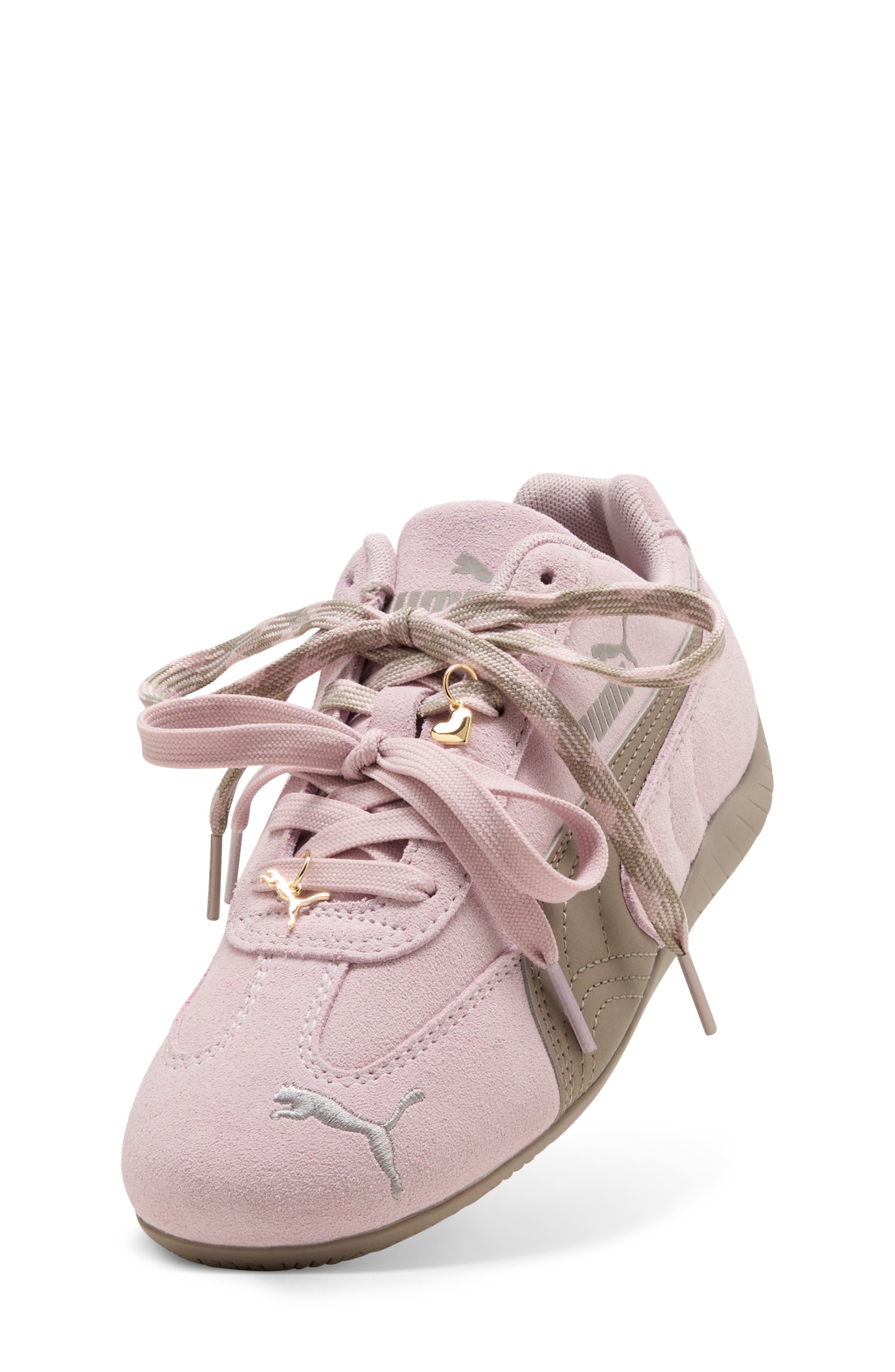Kids' Speedcat Charmies Sneaker, Alternate, color, MISTY PINK/ MOUSE GRAY