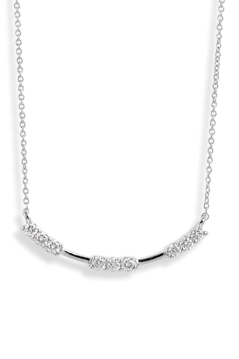 Designs Nikki Joy Diamond Necklace, Main, color, WHITE GOLD