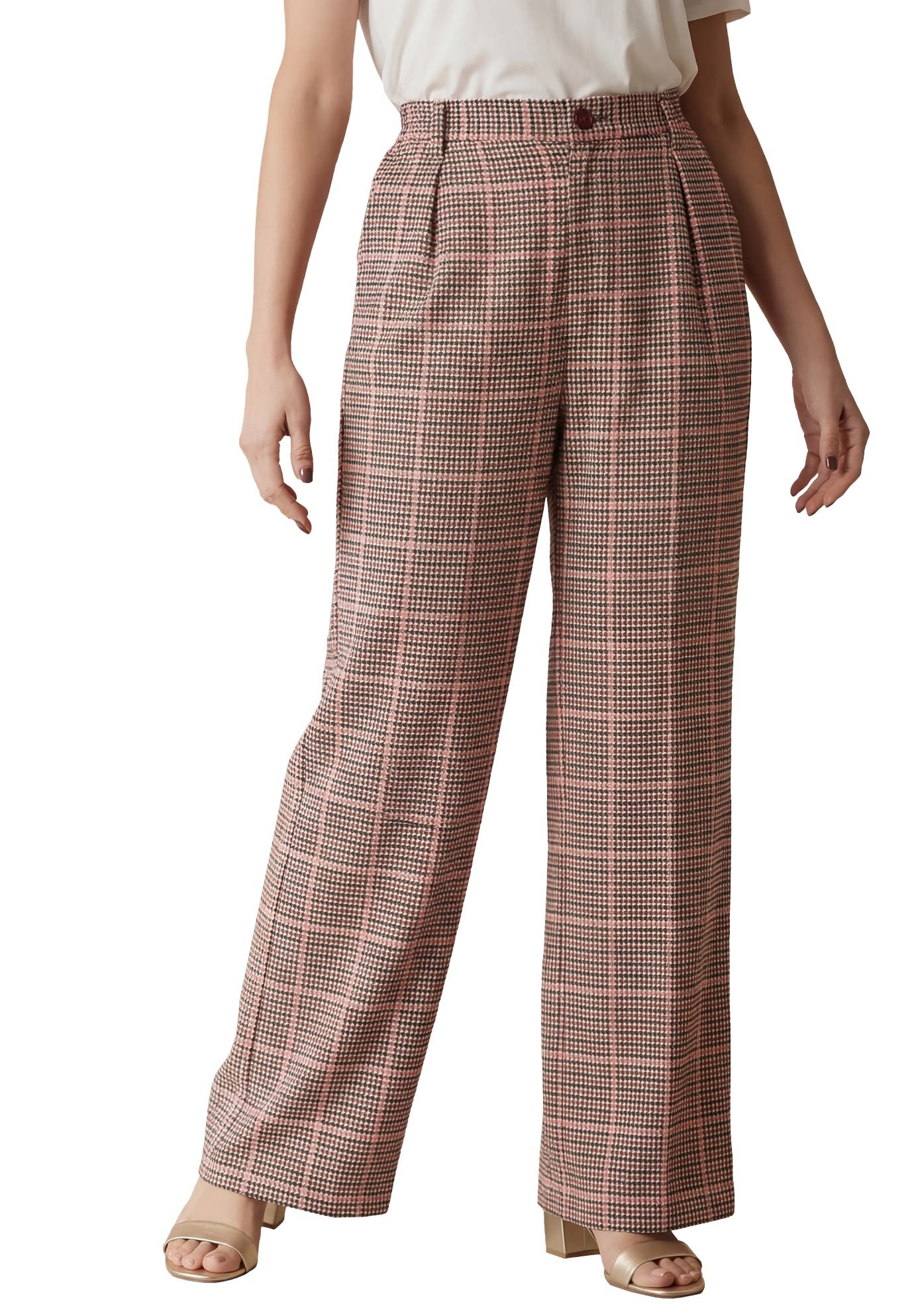 ROSE CHECK HOUNDSTOOTH