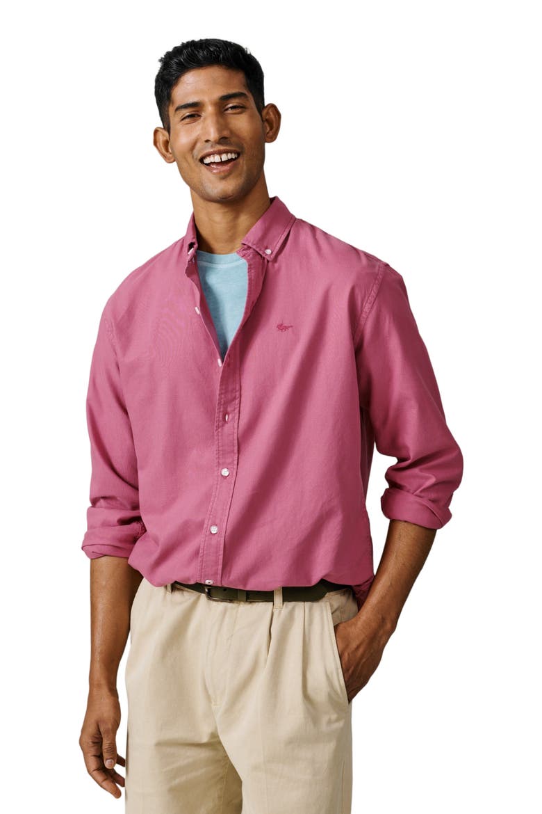 Horkstow Lightweight Oxford Shirt, Main, color, Fushia