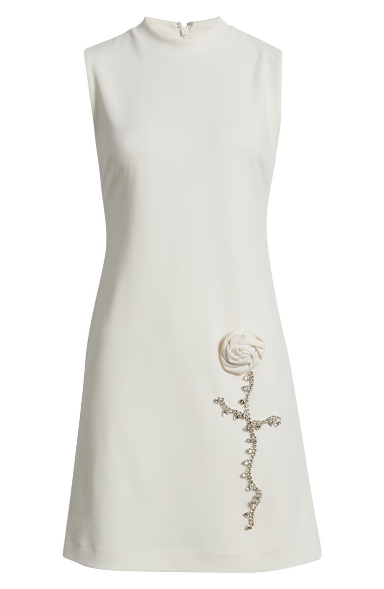Anne Klein Floral Appliqué Sheath Dress, Alternate, color,