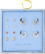Leith 6-Pack Coffee Bean Assorted Earrings Set