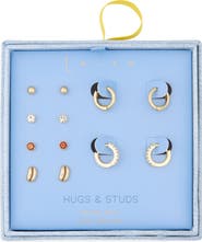 Leith 6-Pack Coffee Bean Assorted Earrings Set