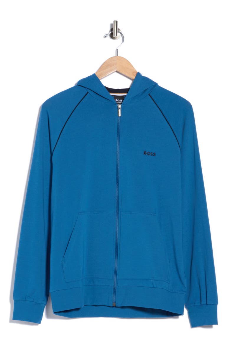 Mix & Match Full Zip Hoodie, Main, color, OPEN BLUE
