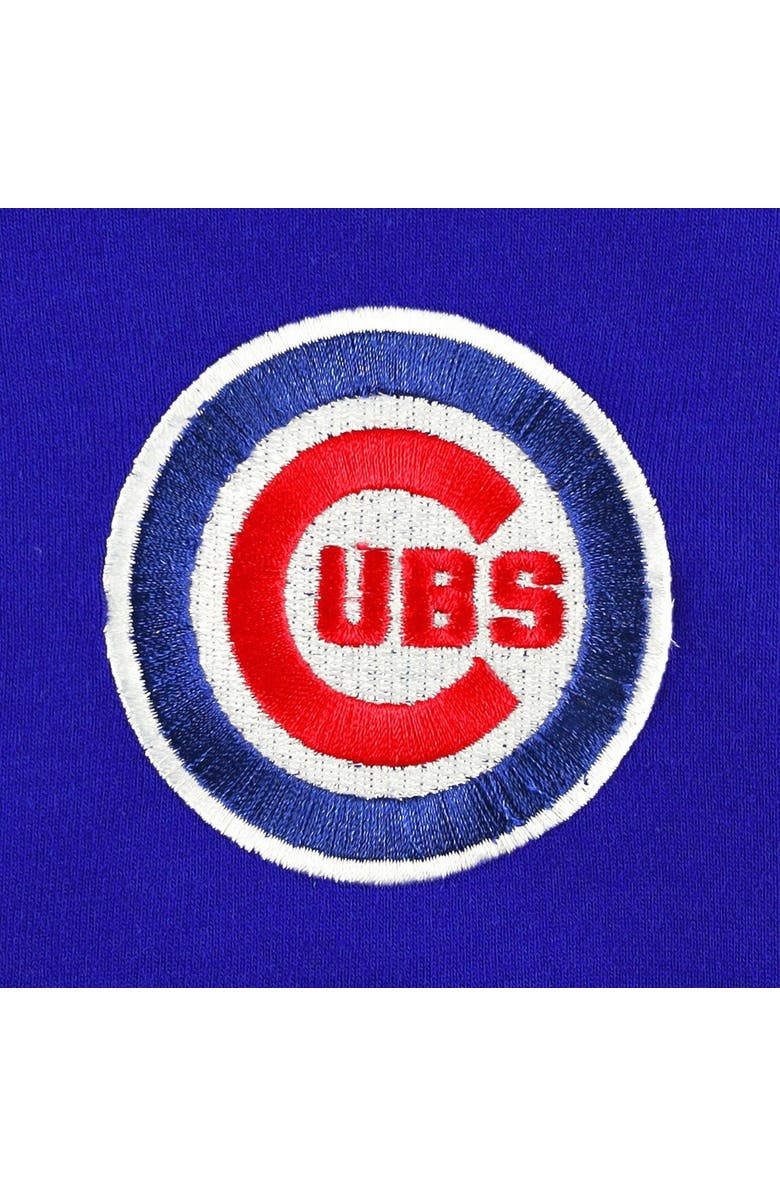 DKNY SPORT Women's DKNY Sport Royal Chicago Cubs Lily V-Neck Pullover Sweatshirt, Alternate, color, 