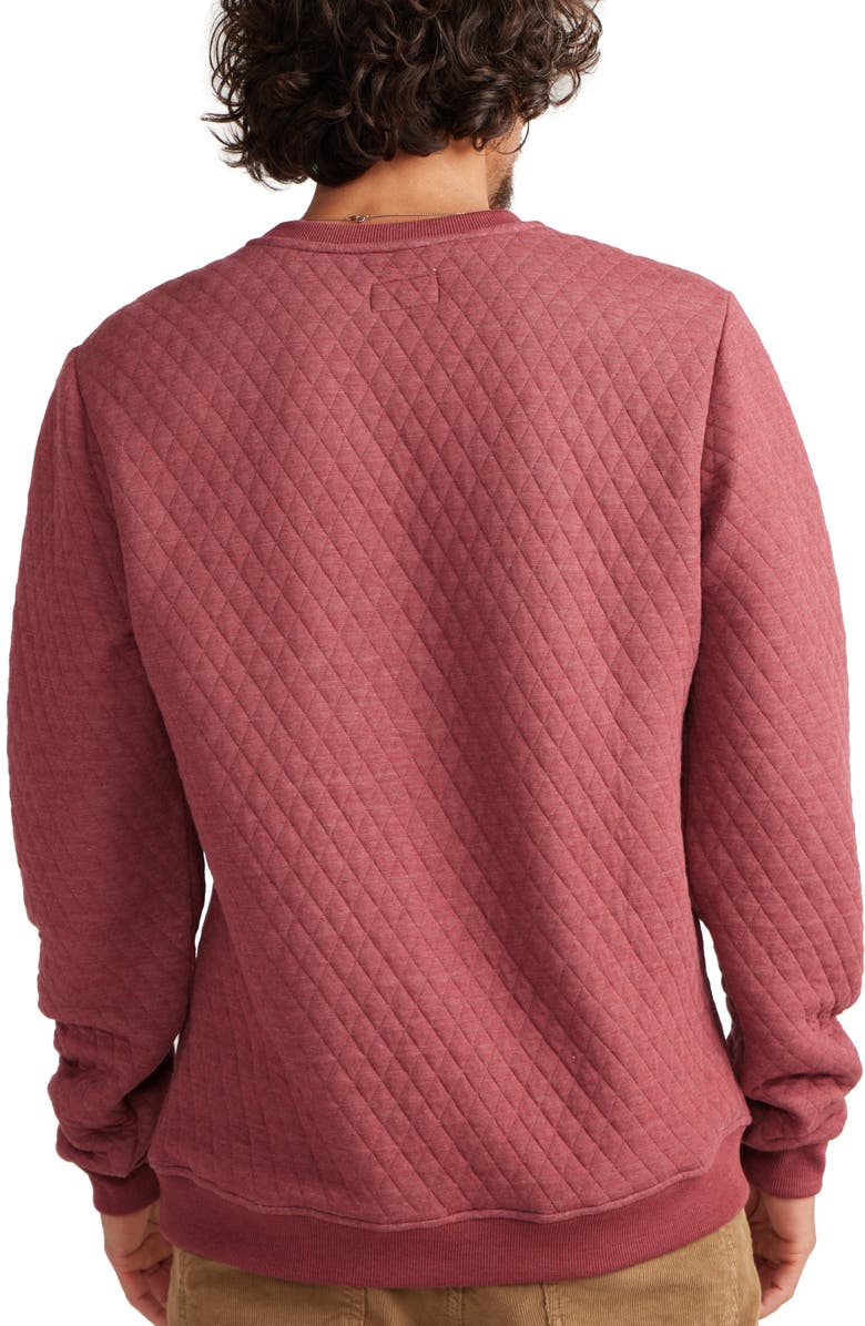 Marine Layer Corbet Quilted Sweatshirt, Alternate, color, 