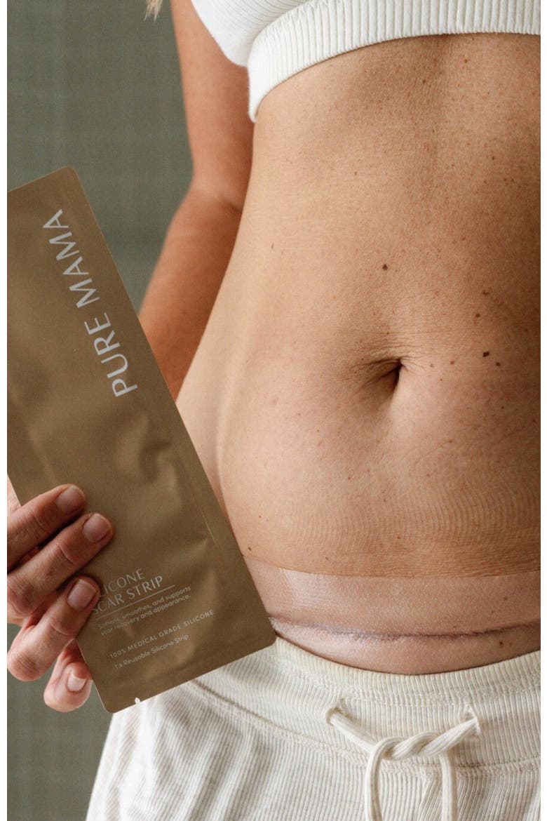 Silicone Scar Strip, Alternate, color, Clear