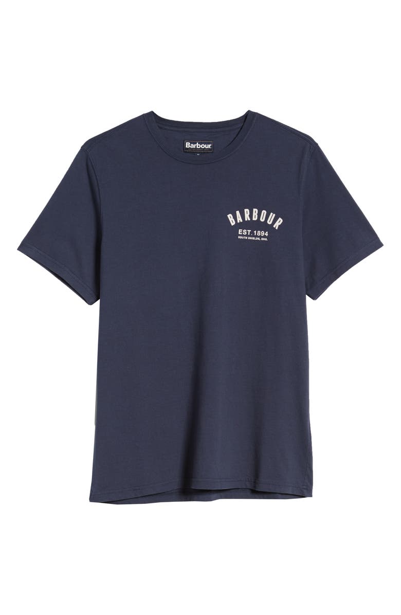 Barbour Preppy Logo T-Shirt, Alternate, color, New Navy