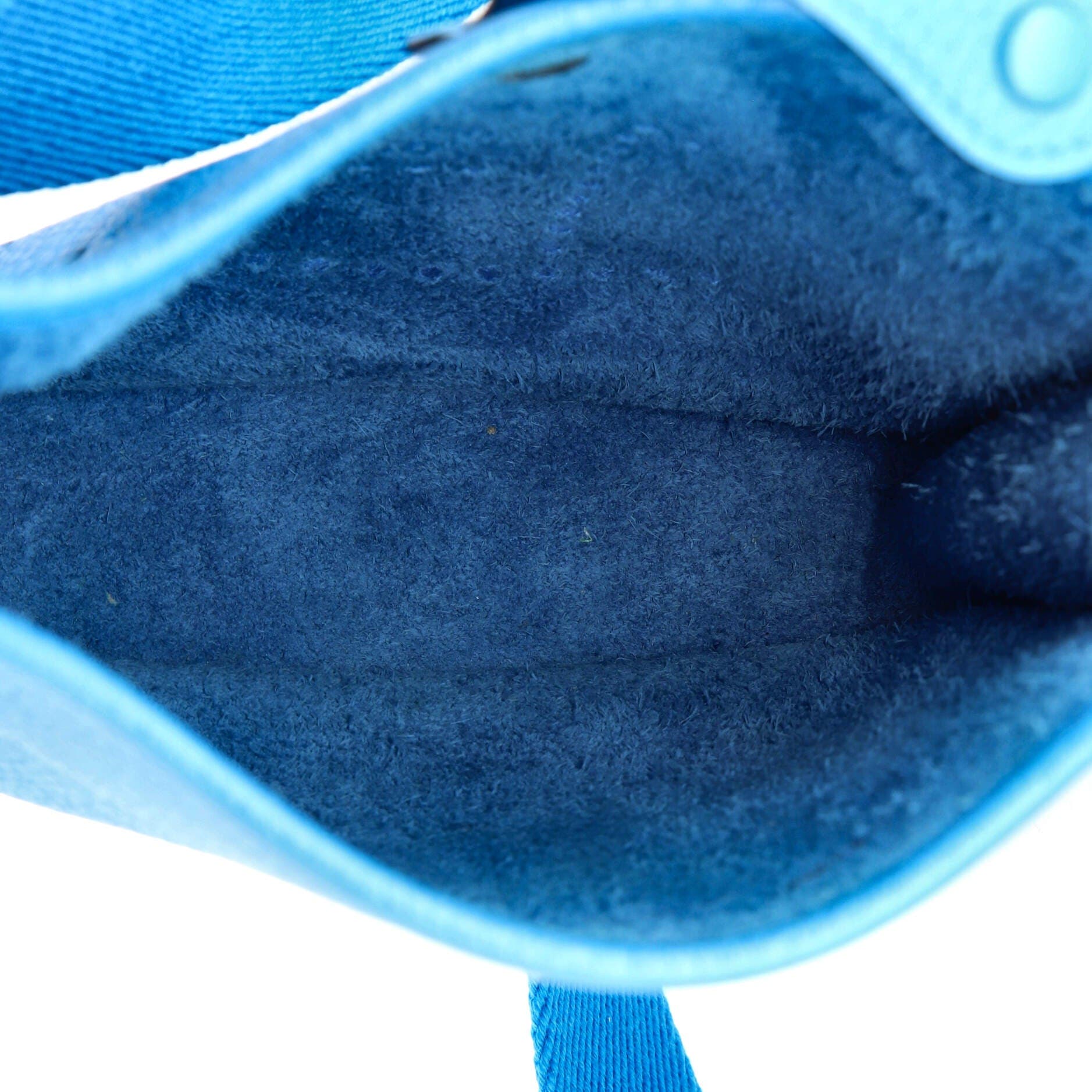 Pre-Owned Hermes Evelyne Bag Gen III Clemence TPM, Alternate, color, Bleu Frida