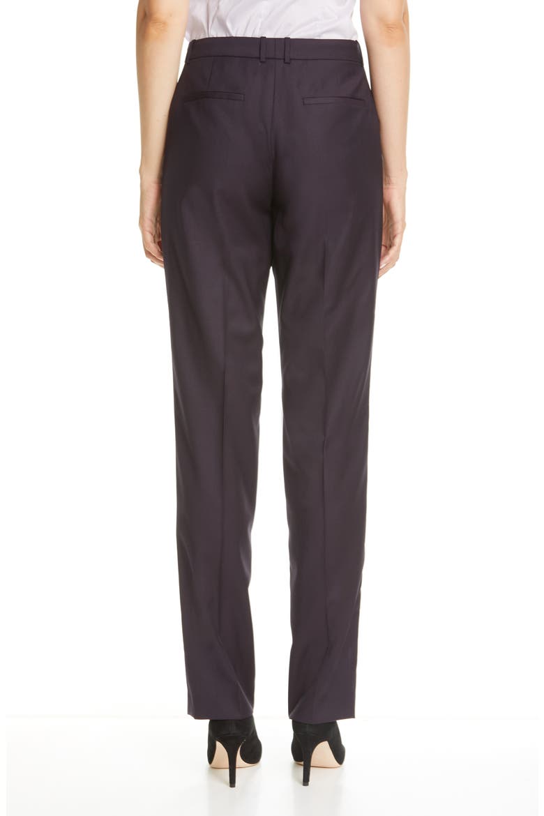 Tamea Mini Houndstooth Trousers, Alternate, color, GRAPE MINI HOUNDSTOOTH