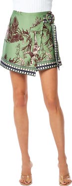 CIEBON Savannah Satin Wrap Skort