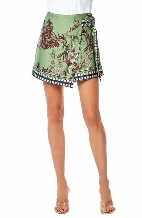 CIEBON Savannah Satin Wrap Skort
