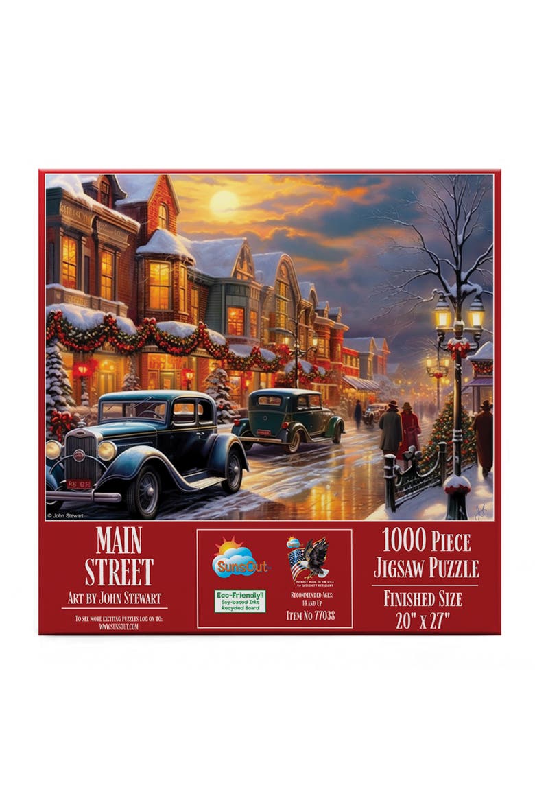 Main Street 1000 piece Jigsaw Puzzle for Adults, Alternate, color, Multicolor