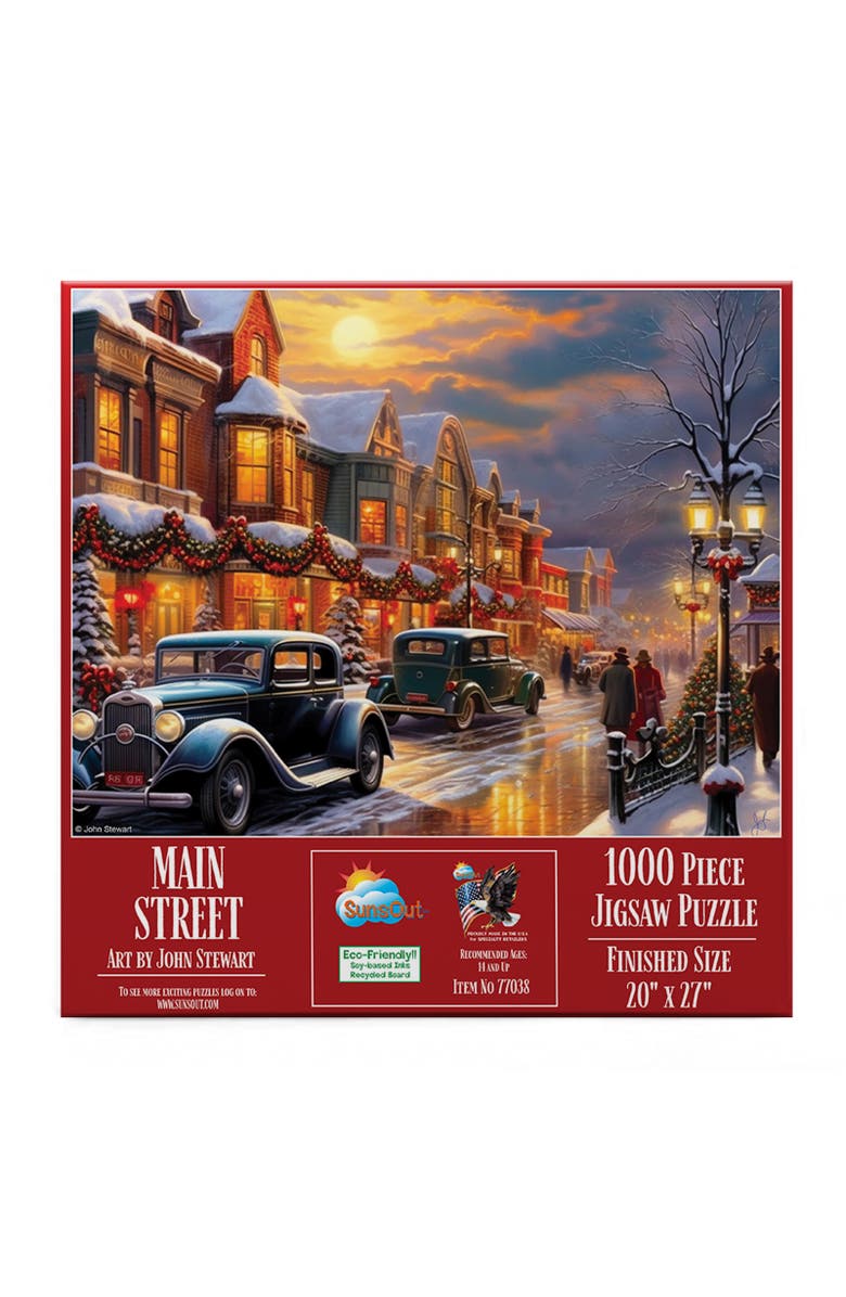 Sunsout Main Street 1000 piece Jigsaw Puzzle for Adults, Alternate, color, Multicolor