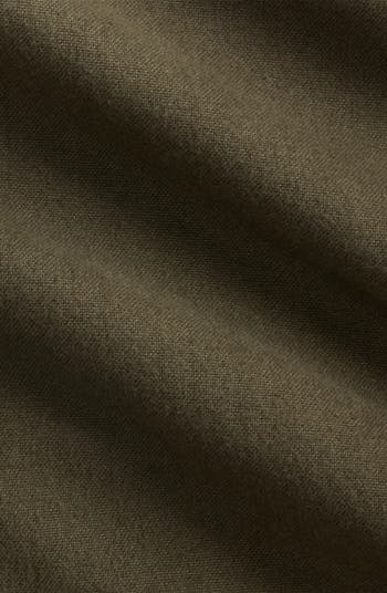 Brushed Cotton Flannel Button-Up Shirt