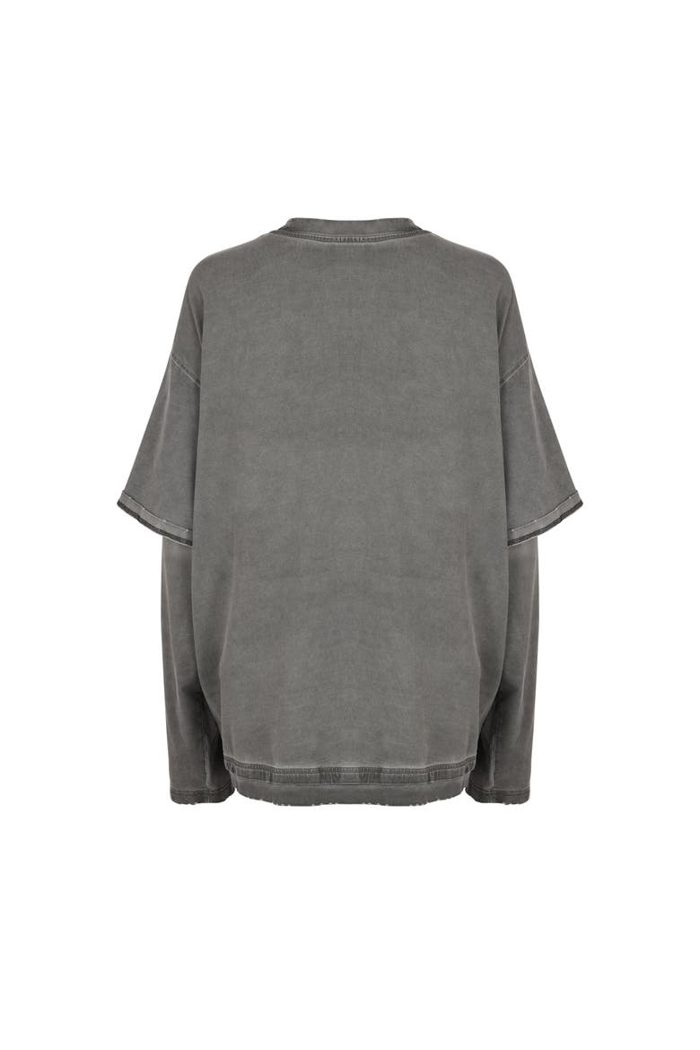 TB Cozy Tee, Alternate, color, Grey