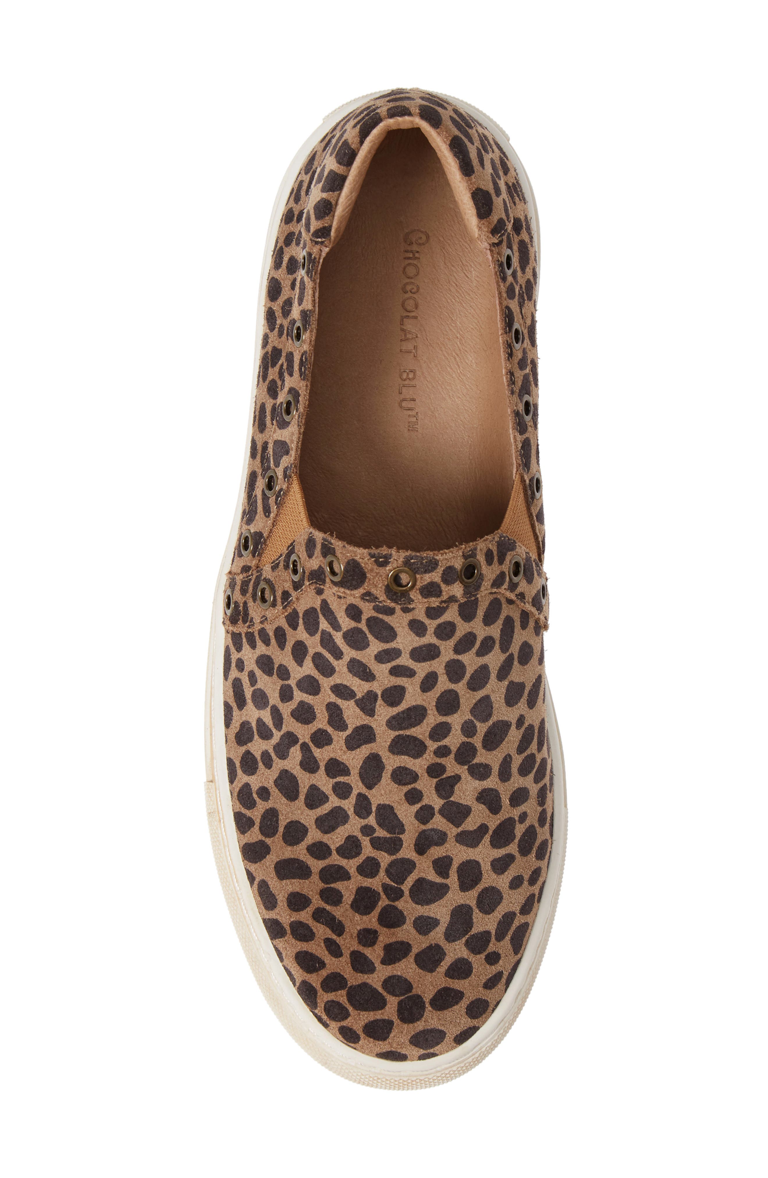 Noella Slip-On Sneaker, Alternate, color, LEOPARD PRINT SUEDE
