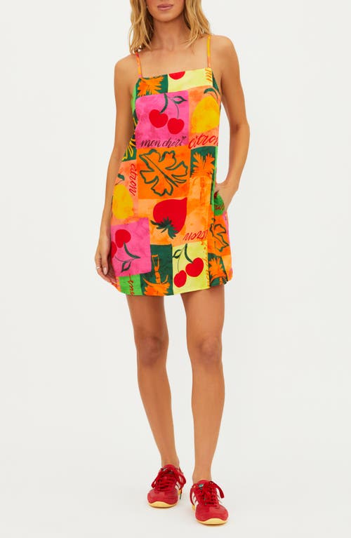 BEACH RIOT BEACH RIOT TAYLA COVER-UP MINIDRESS