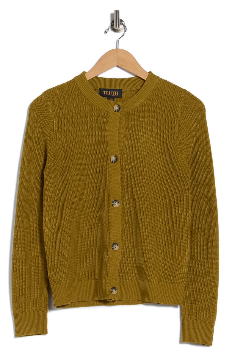 TRUTH Long Sleeve Cardigan, Alternate, color, Verdant