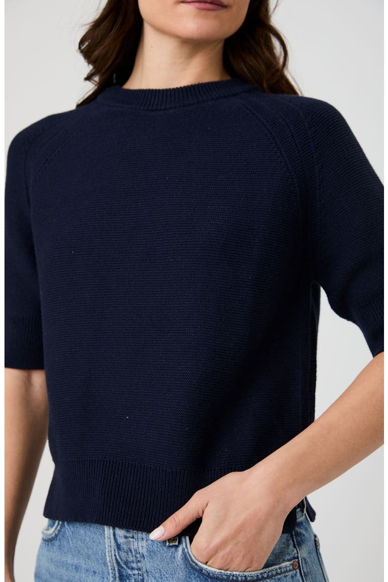 Lily Mozart Raglan Sleeve Sweater, Alternate, color, NAVY