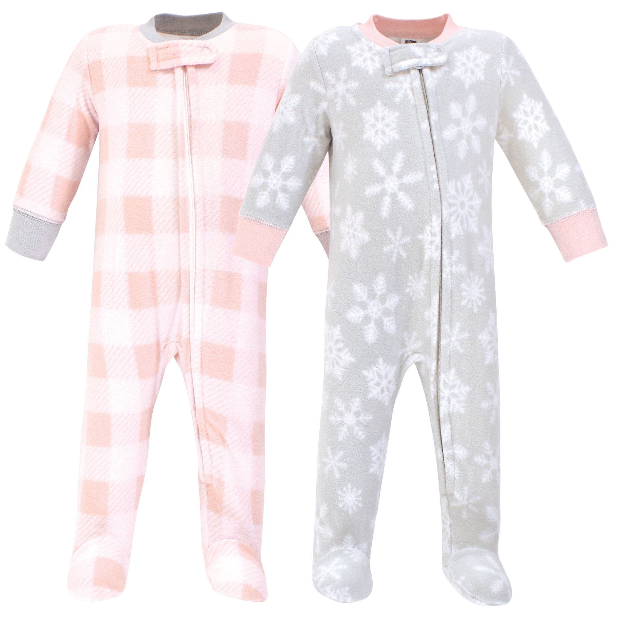 Gray Pink Snowflake