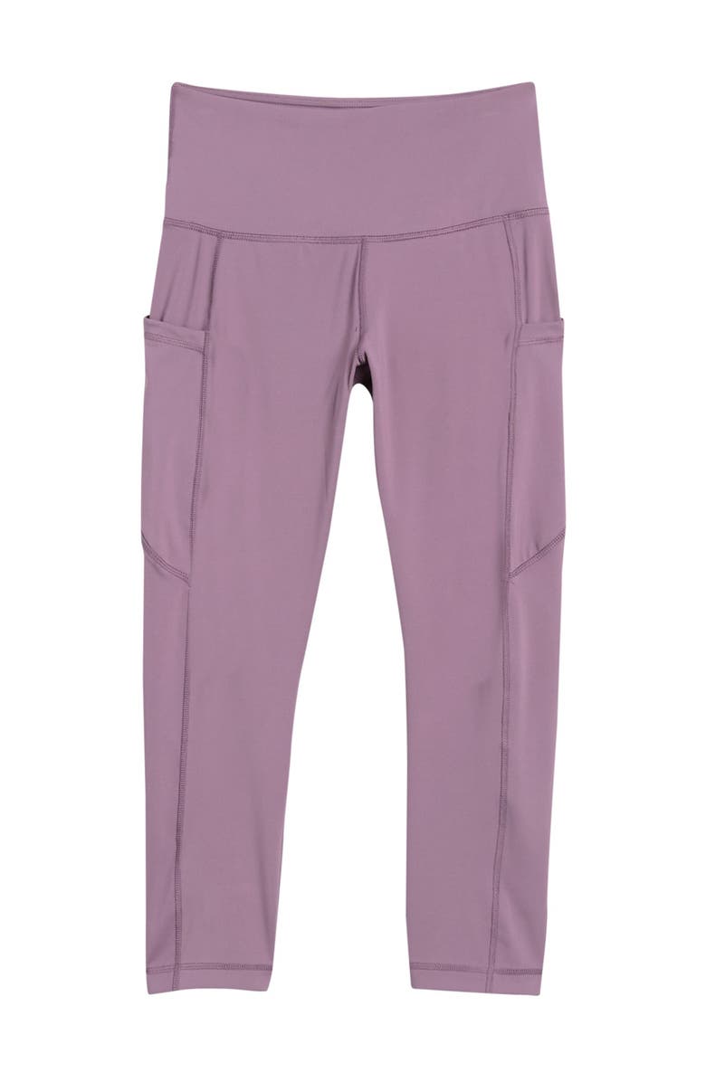 90 DEGREE BY REFLEX Interlink High Waist Capri Leggings, Alternate, color, 