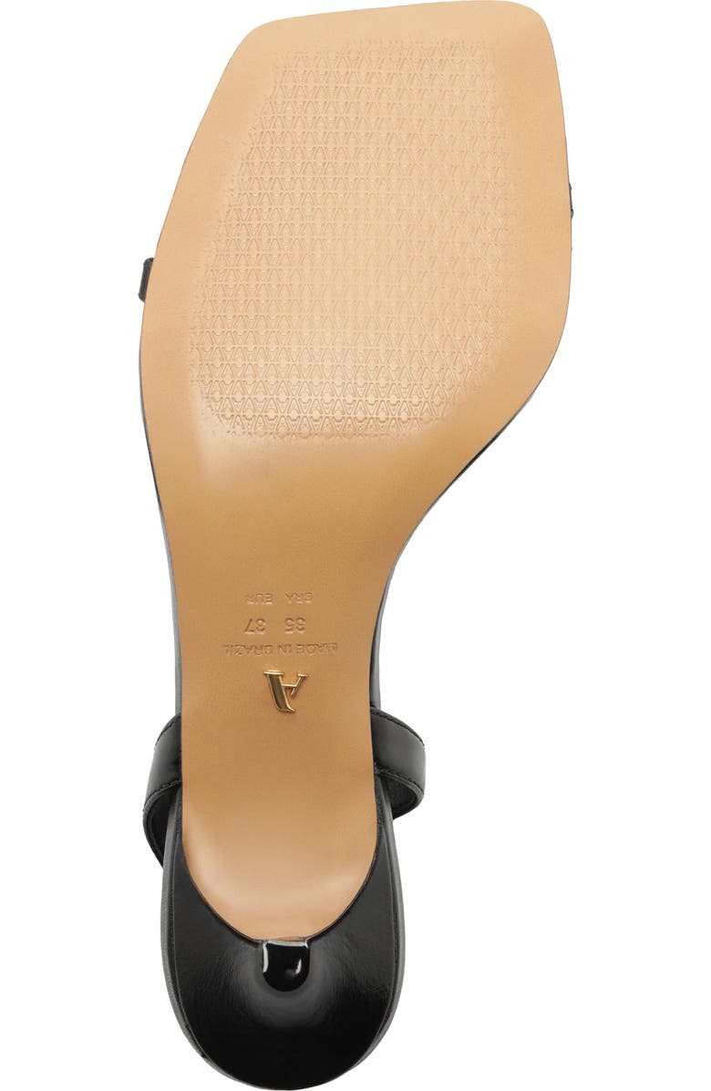 Arezzo Sofia Ankle Strap Sandal, Alternate, color, Black