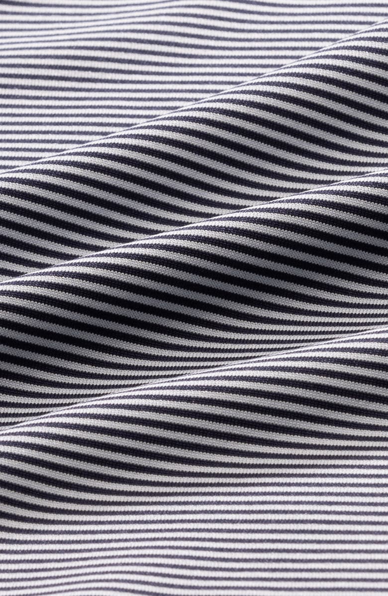 Mizzen+Main Versa Trim Fit Stripe Performance Golf Polo, Alternate, color, Navy White Stripe