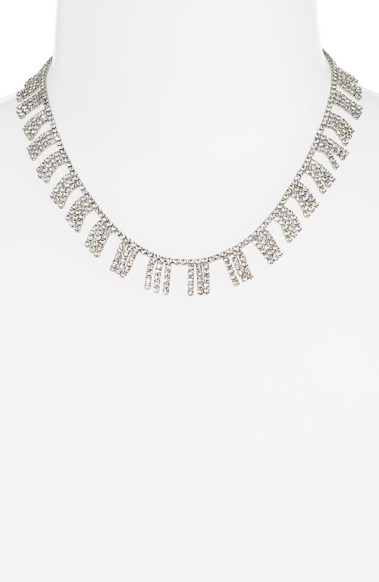 ROXANNE ASSOULIN On the Fringe Crystal Collar Necklace, Alternate, color, 