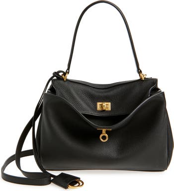 Small Rodeo Leather Top Handle Bag