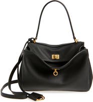 Balenciaga Small Rodeo Leather Top Handle Bag