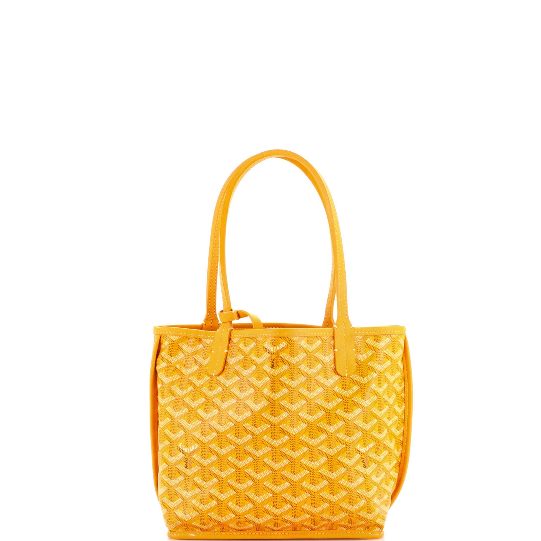 Pre-Owned Goyard Anjou Reversible Tote Coated Canvas Mini, Alternate, color, 