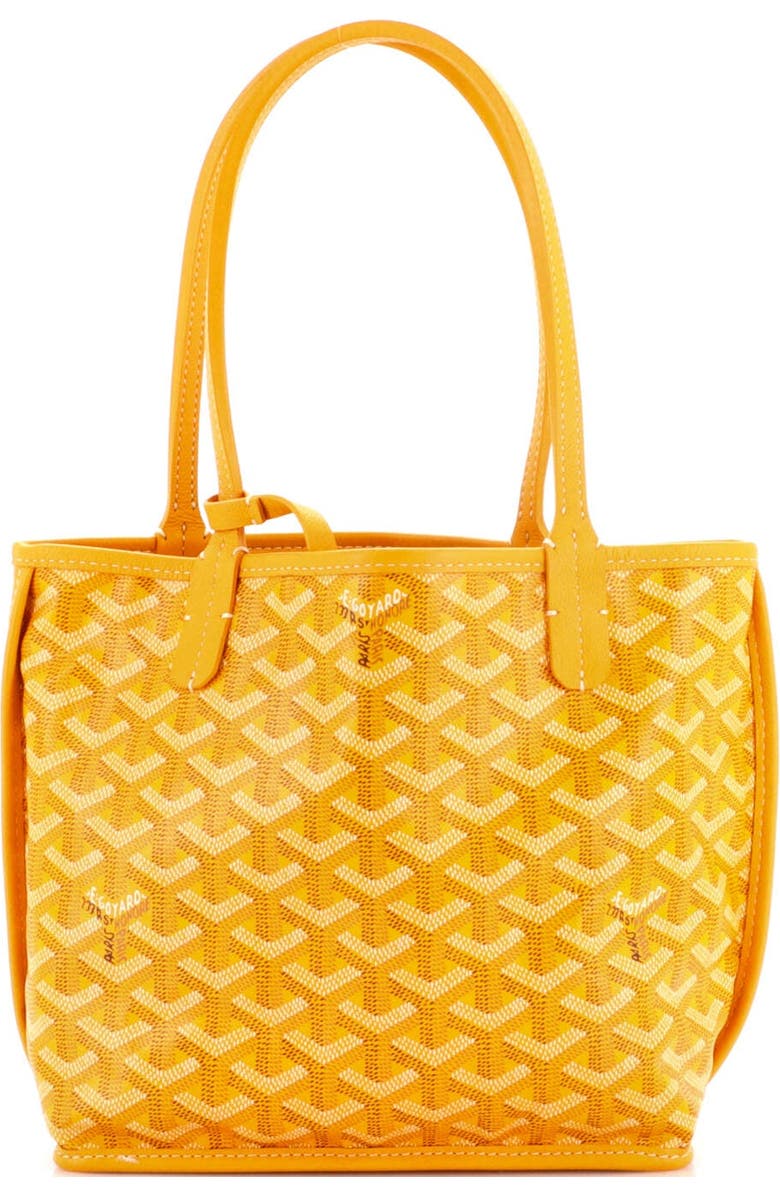Pre-Owned Goyard Anjou Reversible Tote Coated Canvas Mini, Alternate, color,