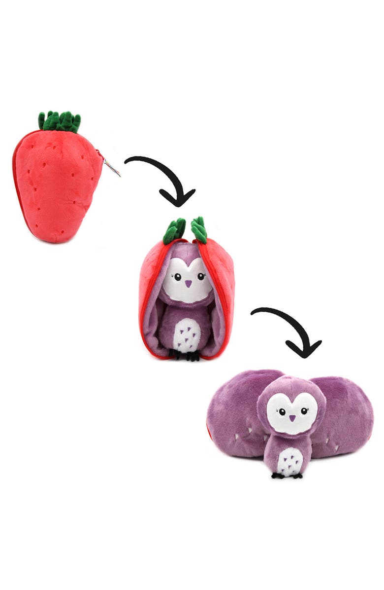 Flipetz Violet the Owl Strawberry, Main, color, Red