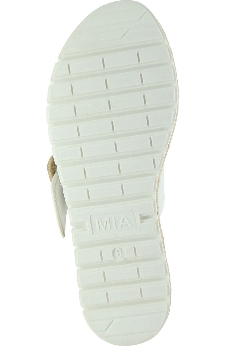MIA Kenzy Platform Sandal, Alternate, color, White Malt