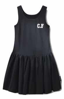 Nununu Kids' Party Fit & Flare Sleeveless Cotton Dress