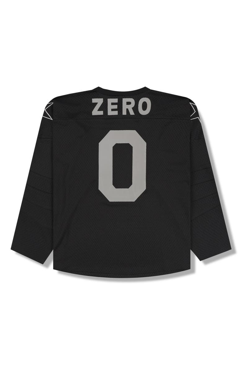 PLEASURES Jamie Mesh Hockey Jersey, Alternate, color, Black