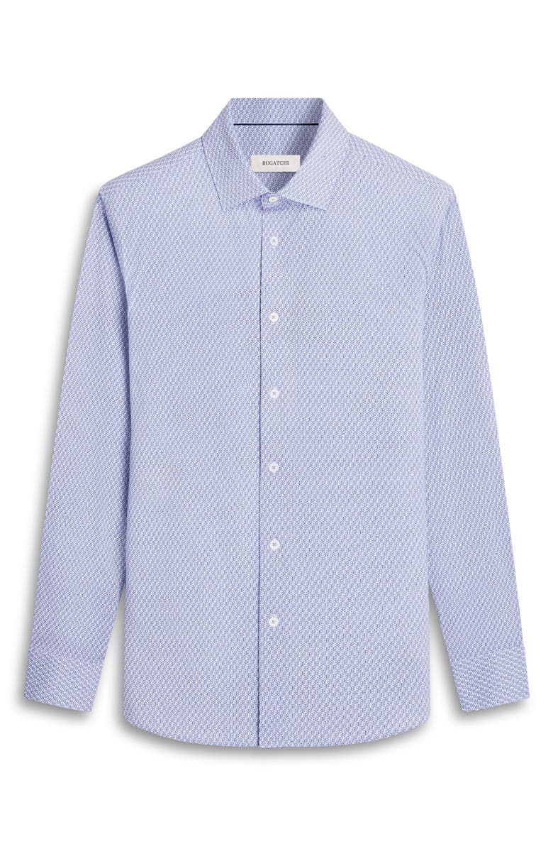 Bugatchi James OoohCotton<sup>®</sup> Beehive Print Button-Up Shirt, Alternate, color, Lilac