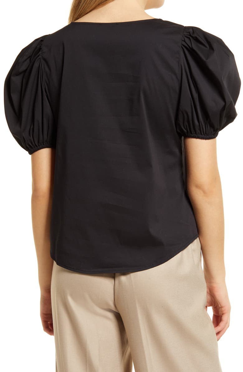 Halogen<sup>®</sup> Puff Sleeve Blouse, Alternate, color,