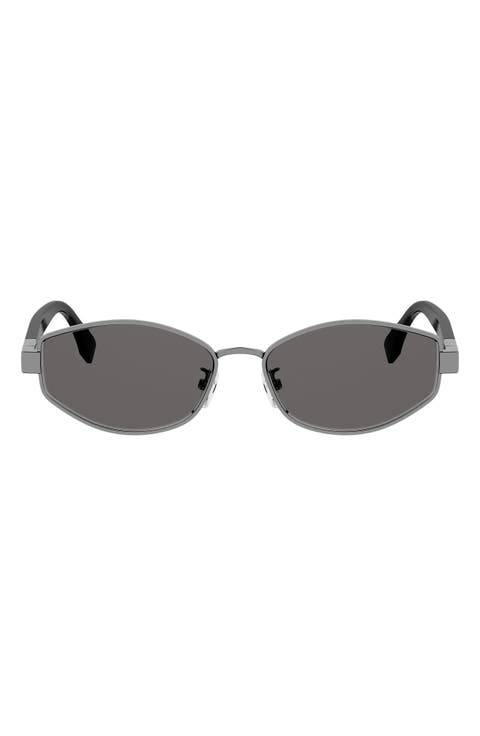 Baguette 56mm Geometric Sunglasses