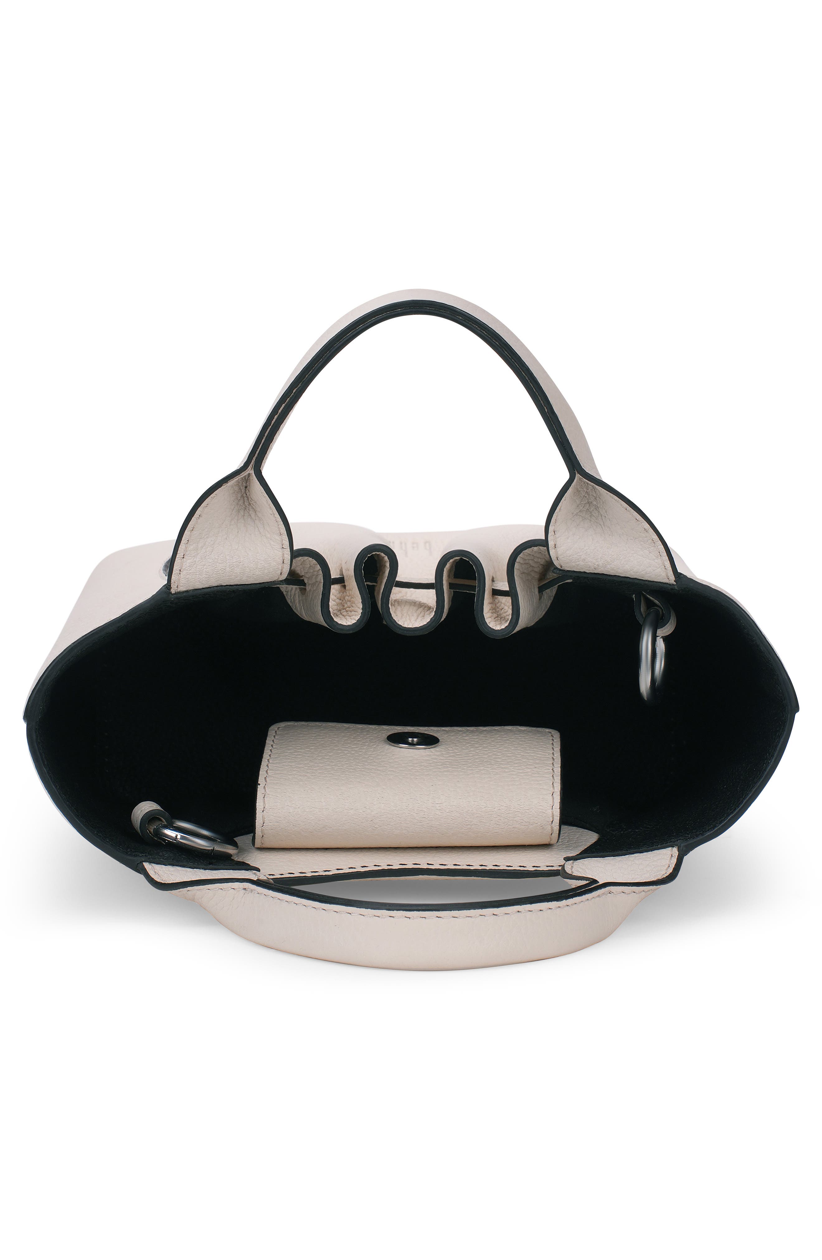 Katrina Mini Leather Tote, Alternate, color, PUMICE