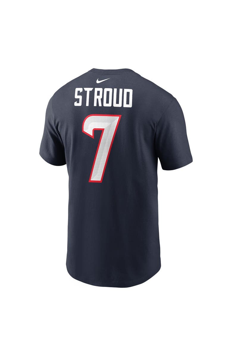 Nike Youth Nike C.J. Stroud Navy Houston Texans Player Name & Number T-Shirt, Alternate, color, Navy