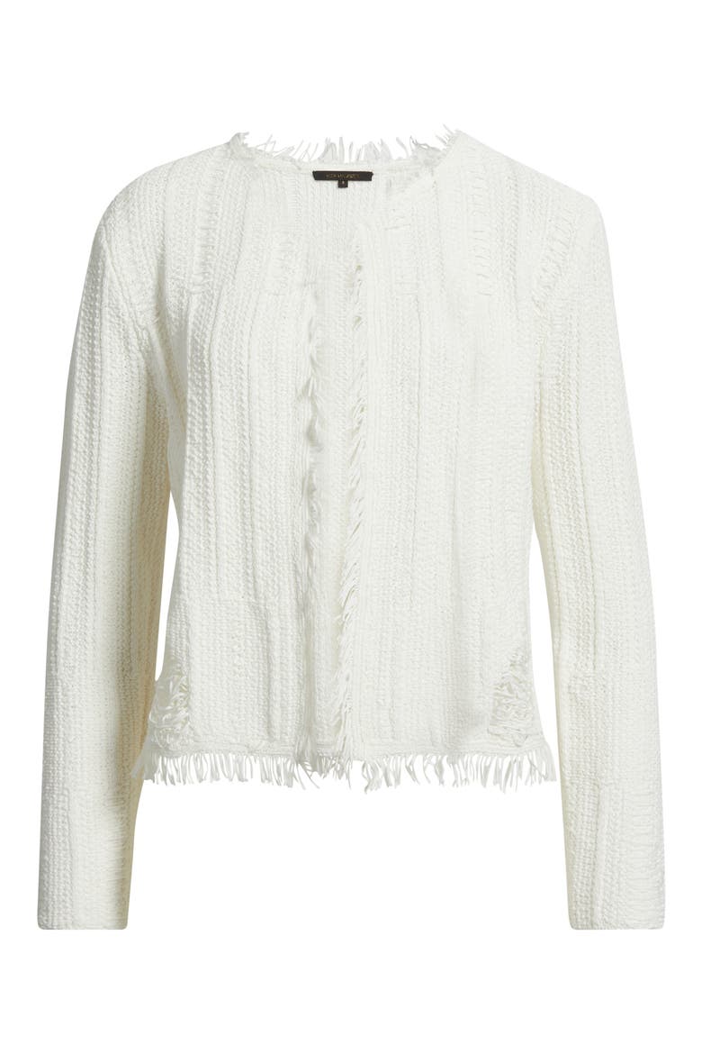 Marlee Fringe Cardigan, Alternate, color, IVORY