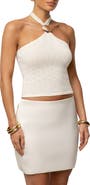 JLUXLABEL Ocean Front Halter Top