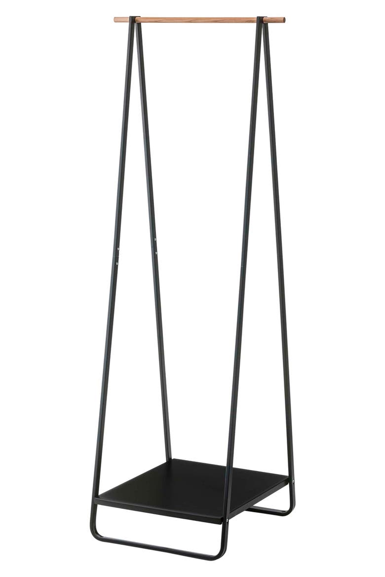 Freestanding Hanging Rack, Main, color, BLACK