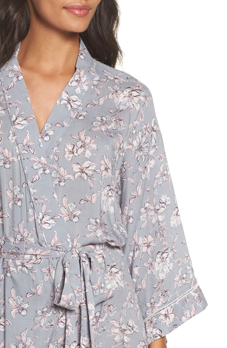Nordstrom Lingerie Sweet Dreams Print Robe, Alternate, color, 