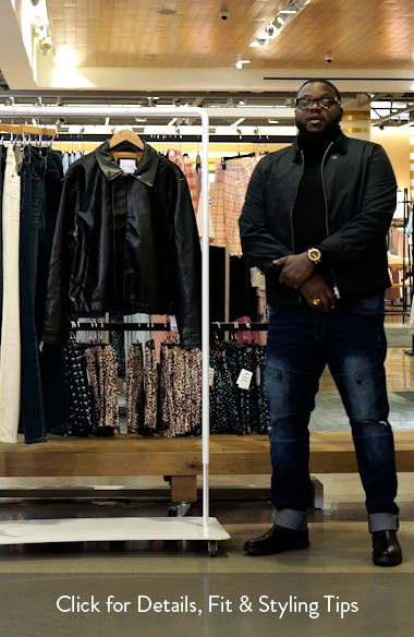 Topman Faux Leather Jacket | Nordstrom
