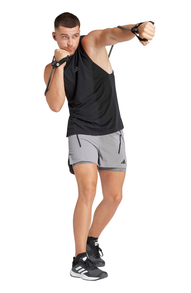 adidas D4T AEROREADY Training Tank, Alternate, color, Black